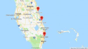 Florida Locations Map