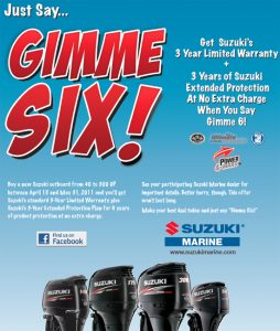 Suzuki Gimme Six Promo